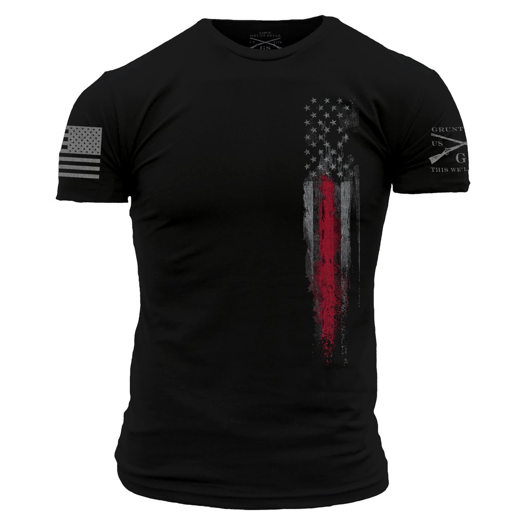 red line flag shirt