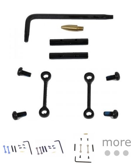 Trigger & Hammer (Anti-Walk) Pin Set - AR15 or AR10/LR308 Black