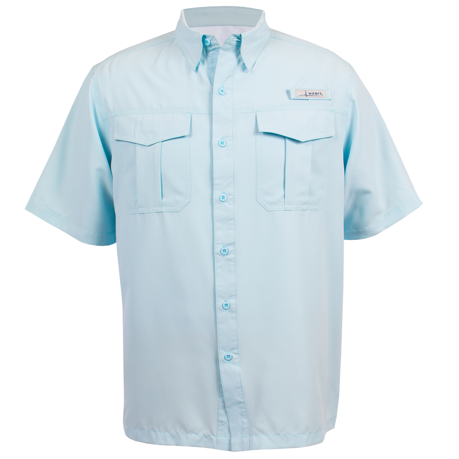 Habit Belcoast River Guide Short Sleeve Fishing Shirt - Mens