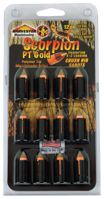 Harvester® Scorpion PT™ Gold 260 Grain, .50 Cal