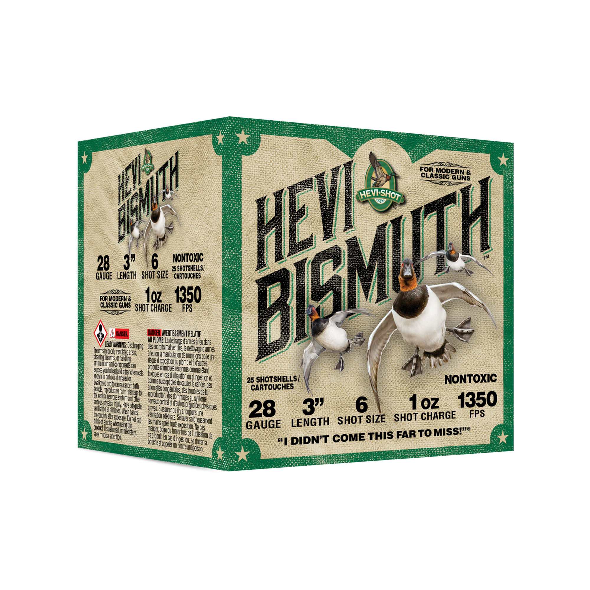 HEVI-Shot Hevi Bismuth 28 Gauge 3in Shotshell Ammunition