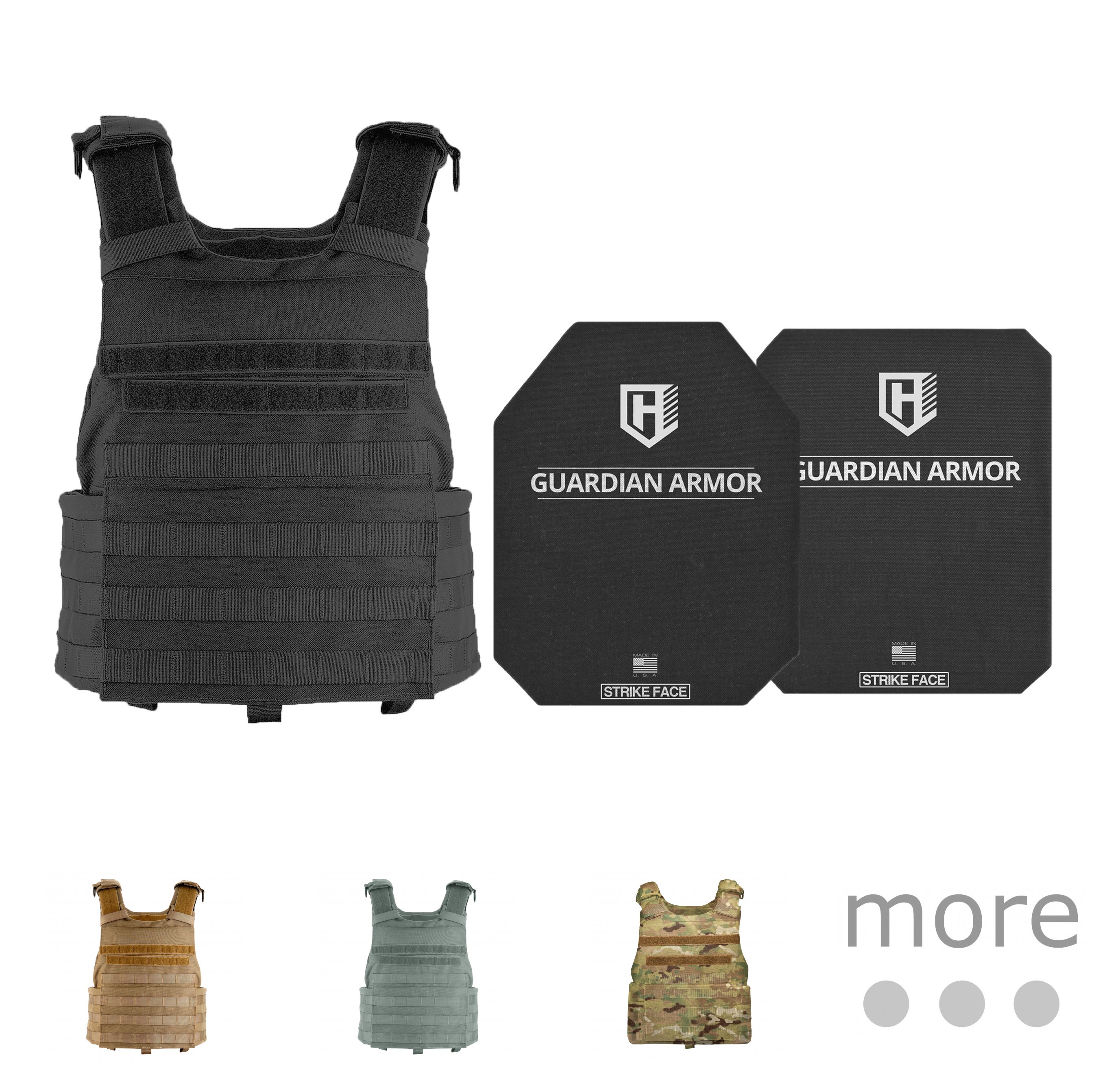 Quadrelease 2.0 Plate Carrier w/ Level III Armor Plates - Ace Link