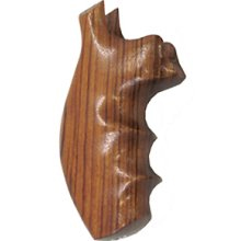 Hogue Goncalo Alves Hardwood Handgun Grips S&W K&L Frame Round Butt 19200