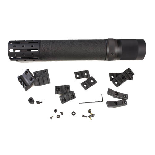 Hogue AR15 Ext. Length FF Forend w/ OverMolded Grip Area/Accessory Attachments