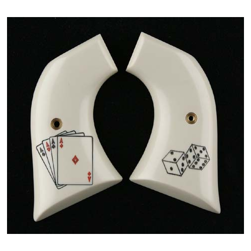 Hogue Colt Single Action Handgun Grip Scrimshaw Ivory Polymer