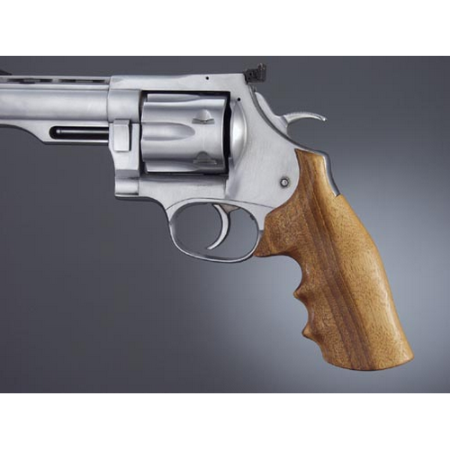 Hogue Dan Wesson Handgun Grip Large Frame Goncalo No Finger Groove, Checkered 58211
