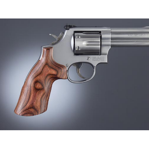 Hogue Diamondback Handgun Grip, Rose Laminate No finger Groove 49510