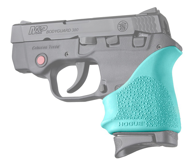 Hogue HandAll Beavertail Grip Sleeve Smith and Wesson Bodyguard 380/Taurus TCP and Spectrum