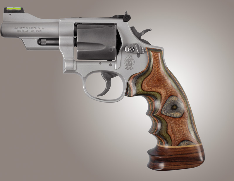 Hogue S&W K or L Rd. Handgun Grip Conver. Lamo Camo Big Butt 19424