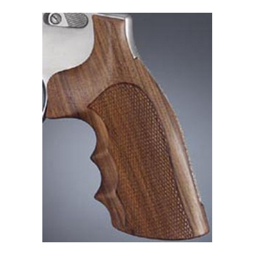 Hogue S&W K or L Sq. Butt Handgun Grip Pau Ferro Checkered 10301