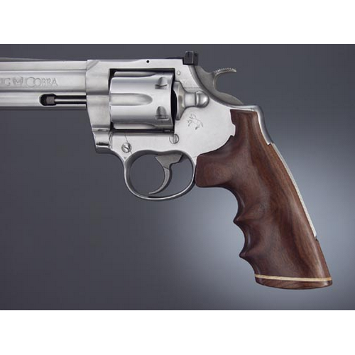 Hogue King Cobra/Anaconda Handgun Grip Pau Ferro Big Butt, Checkered 47325