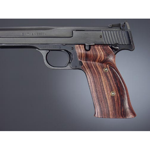 Hogue S&W 41 Handgun Grip Kingwood R. hand thumb rest checkered 41661