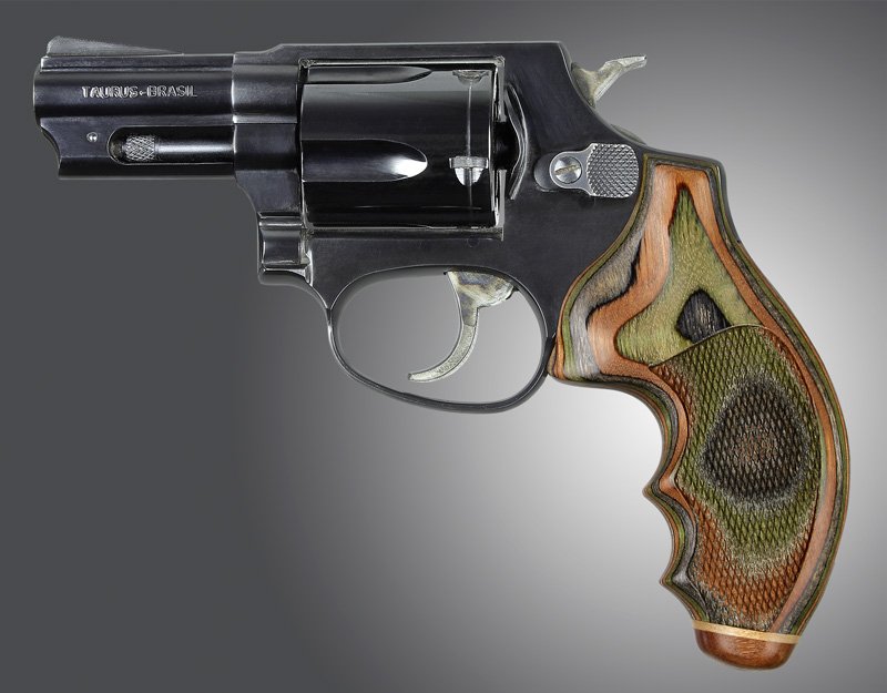 Hogue Taurus 85 Handgun Grip Lamo Camo Stripe Cap Checkered 67421