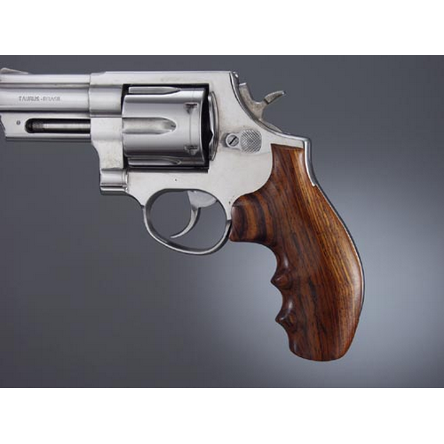Hogue Taurus Med. & Lg. Rd. Butt Handgun Grip CocoBolo Checkered 65801