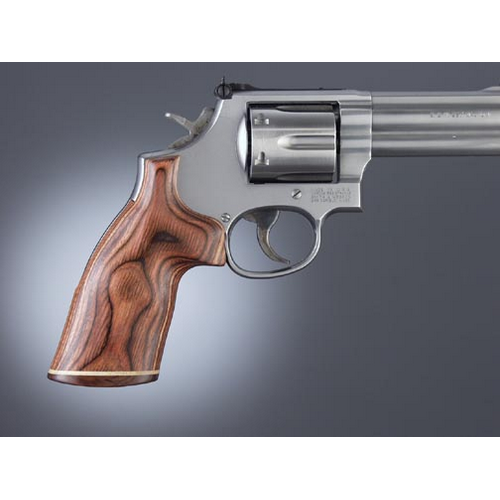 Hogue Trooper Mk III Handgun Grip Rose Laminate No Finger Groove Stripe/Cap 42530