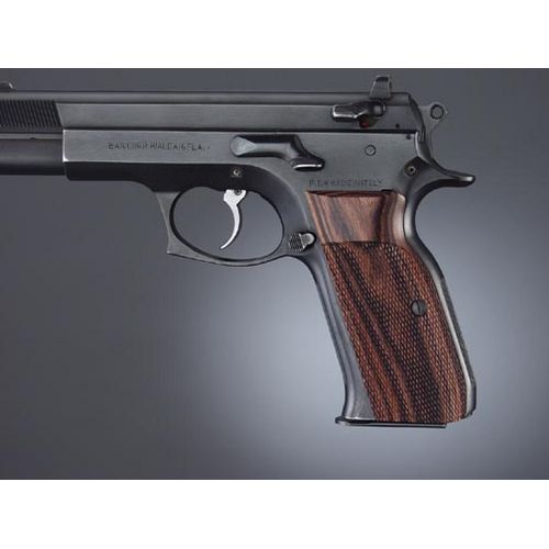 Hogue TZ-75 EAA, P9 Handgun Grip Kingwood Checkered 75621