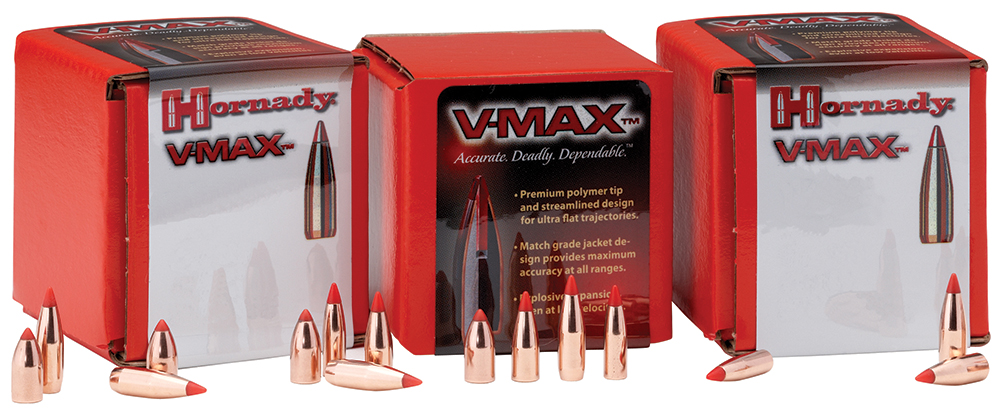 Hornady V-Max Rifle Bullets, 17 Caliber, .172, 20 Grain