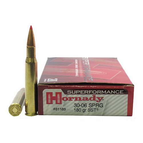 Hornady Superformance .30-06 Springfield 180 Grain Super Shock Tip Centerfire Rifle Ammunition