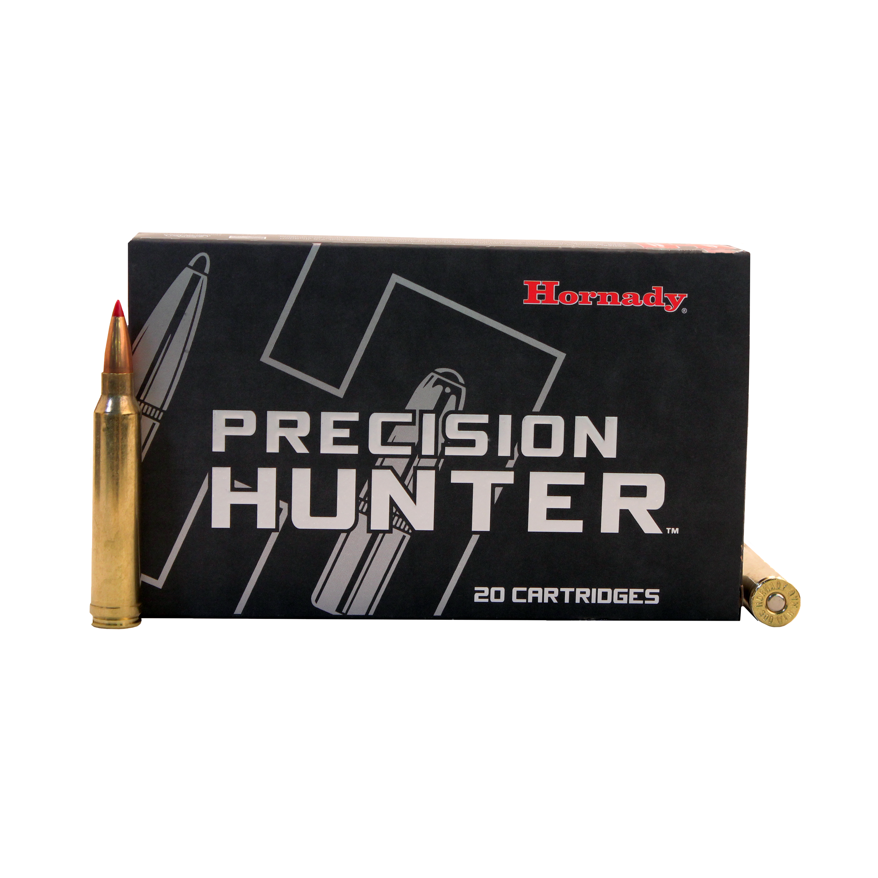 Hornady Precision Hunter .300 Winchester Magnum 200 Grain Extremely Low Drag - eXpanding Centerfire Rifle Ammunition