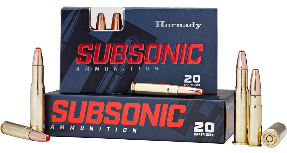 Hornady .350 Legend 250 Grain Jacketed Hollow Point Sub-X Brass Cased Centerfire Rifle Ammunition