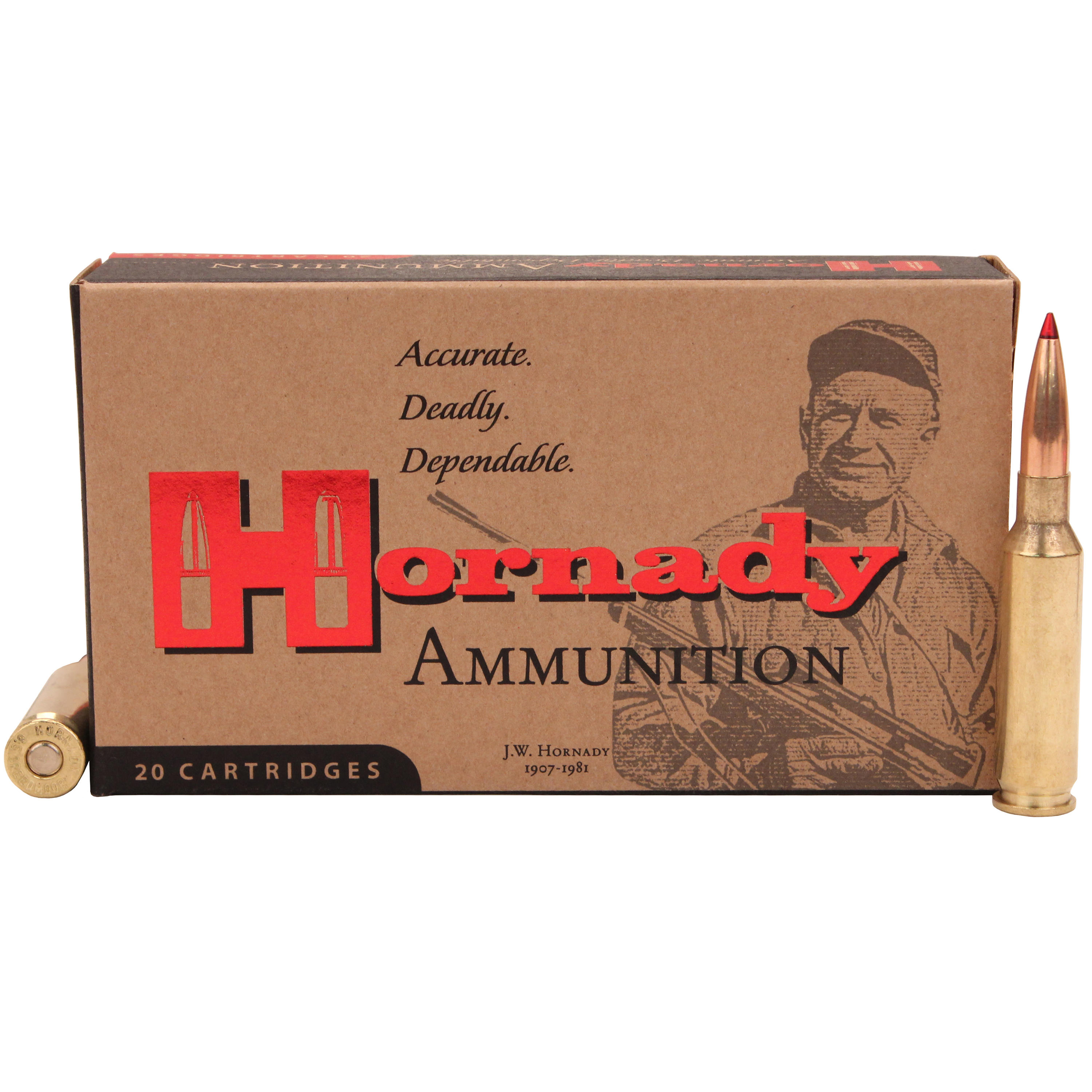 Hornady Match 6.5mm Creedmoor 140 Grain Extremely Low Drag Match Centerfire Rifle Ammunition