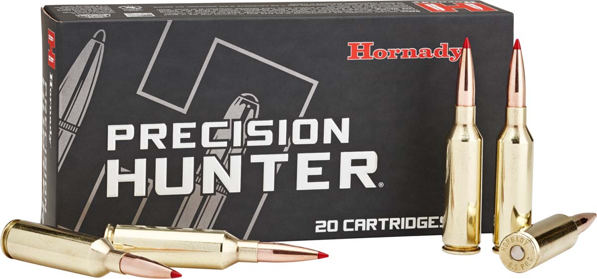 Hornady Precision Hunter 6.5mm PRC 143 Grain Extremely Low Drag - eXpanding Centerfire Rifle Ammunition