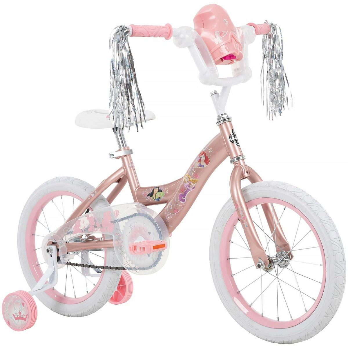 Huffy pink and white hot sale bike