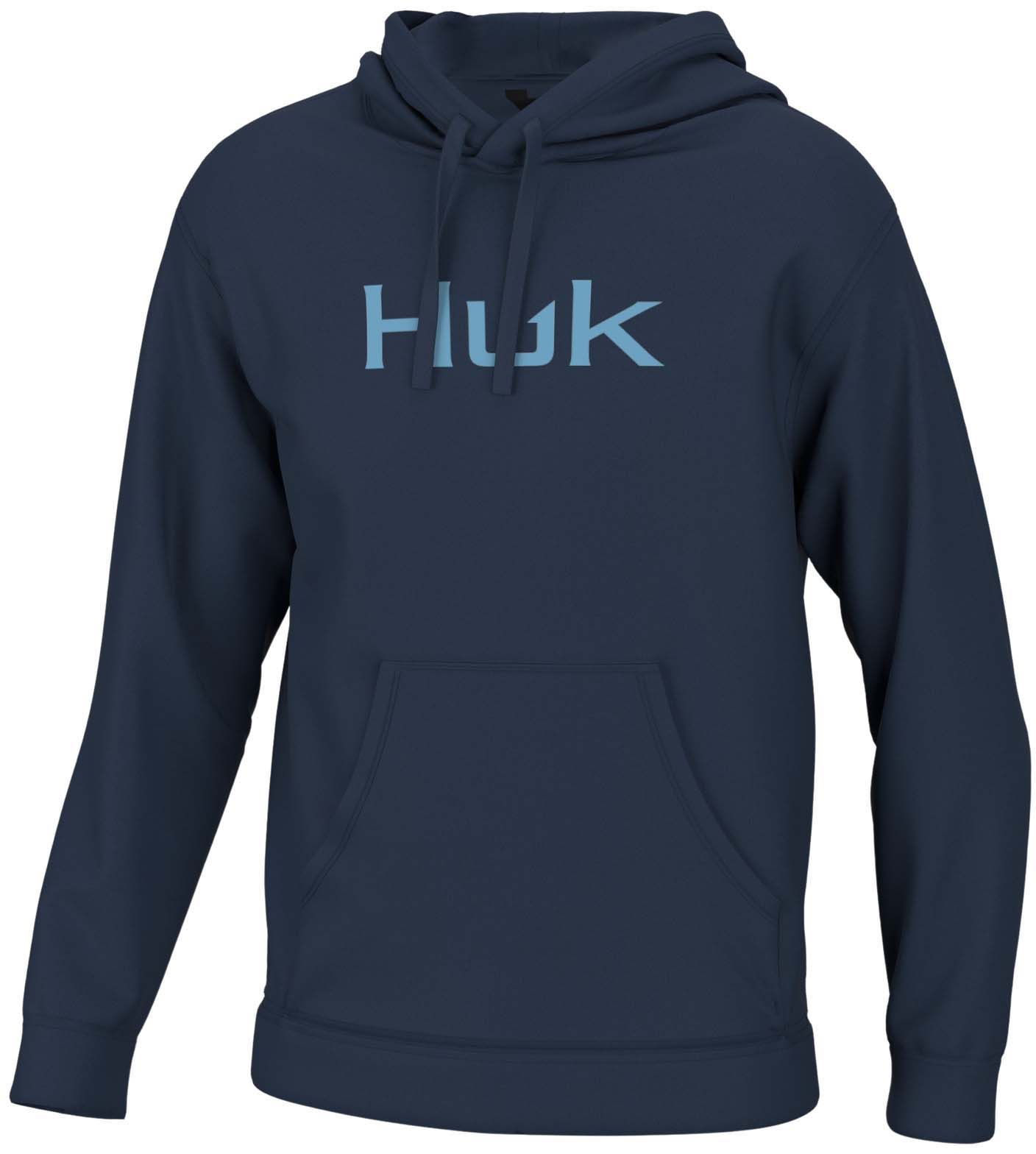 Huk Men's Icon x Long Sleeve Performance Shirt Medium Sargasso Sea