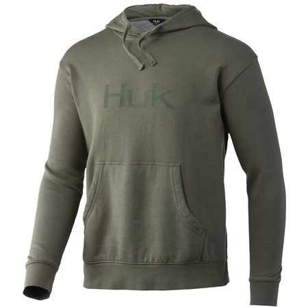 Huk Logo Hoodie S Men's Moss
