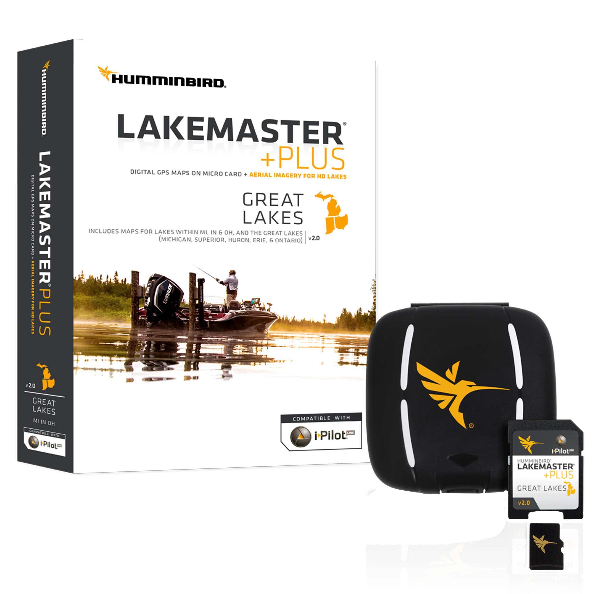 Humminbird 600017-4 Lake master Great Plains Plus Version 1 w/ Full Lake List 