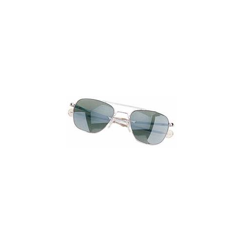 Silver 57mm HUMVEE Pilot Sunglasses