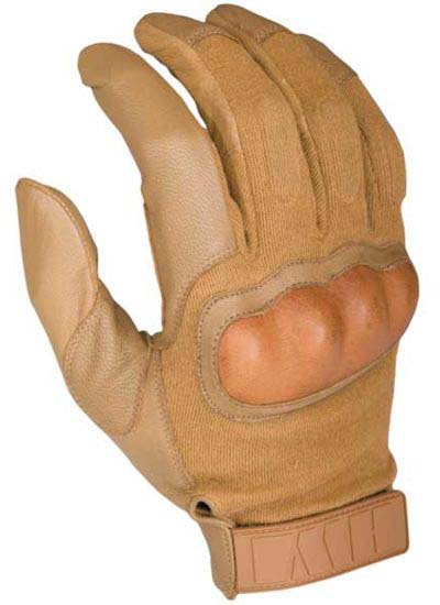 HWI Gear Hard Knuckle Tactical Gloves - Tan - HKTG300 XL