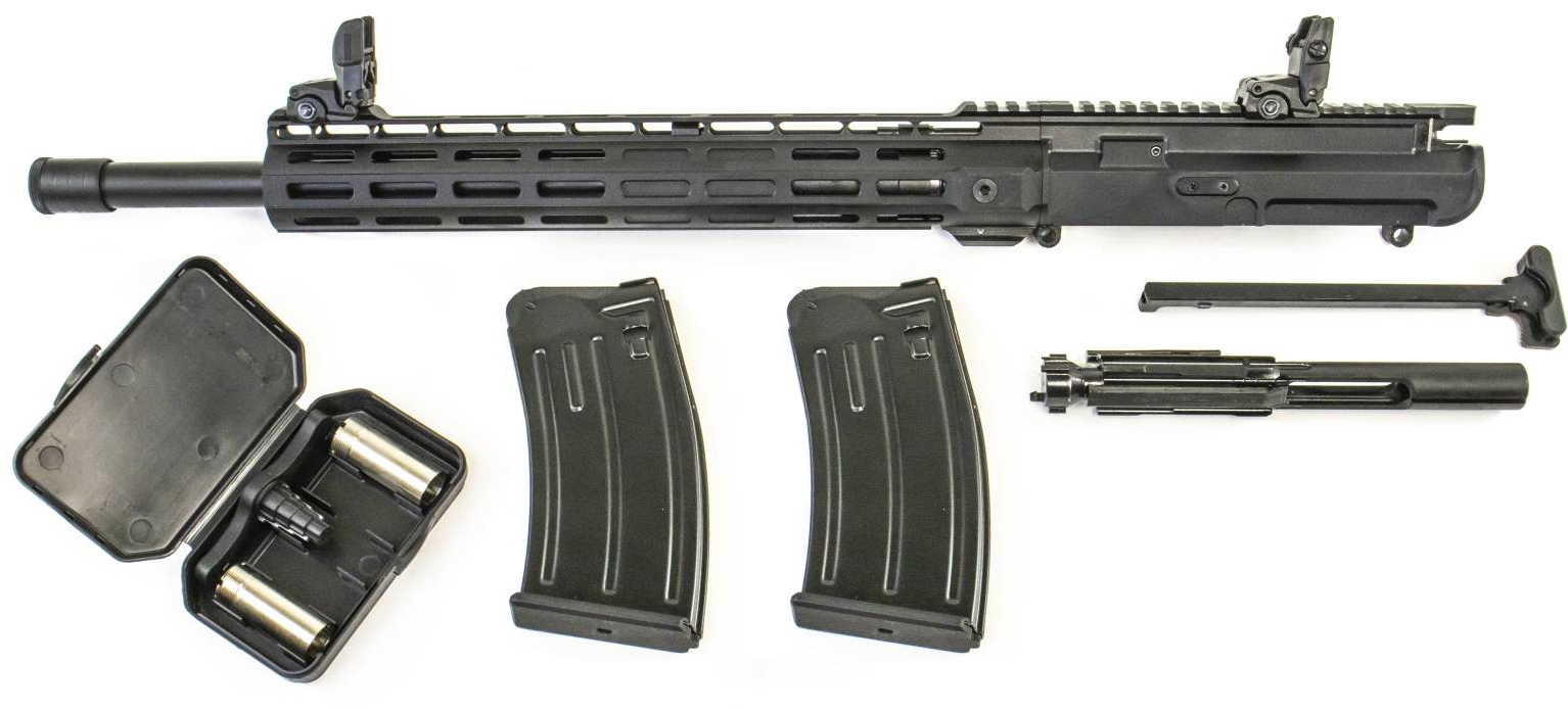 IMG AR-10 .308 Complete 12 Gauge Shotgun Upper Receiver With 2x5 Round  Magazines