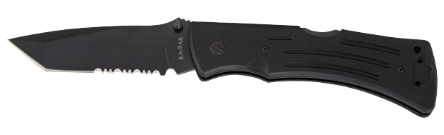 KA-BAR Knives MULE G10 Handle Folder Knife w/ 4" Tanto Blade
