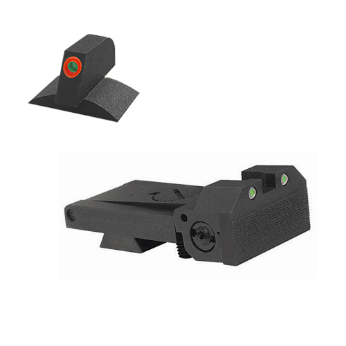 Kensight Bomar BMCS Adjustable Target 1911 Rear Night Sight Set w/ 0.200in Tall