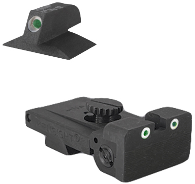 Kensight Bomar BMCS Adjustable Target 1911 Rear Night Sight Set w/Contoured Profile