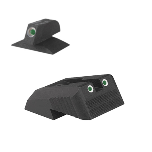 Kensight DFS Serrated Blade Fixed Rear 1911 Night Sight w/Contoured Profile