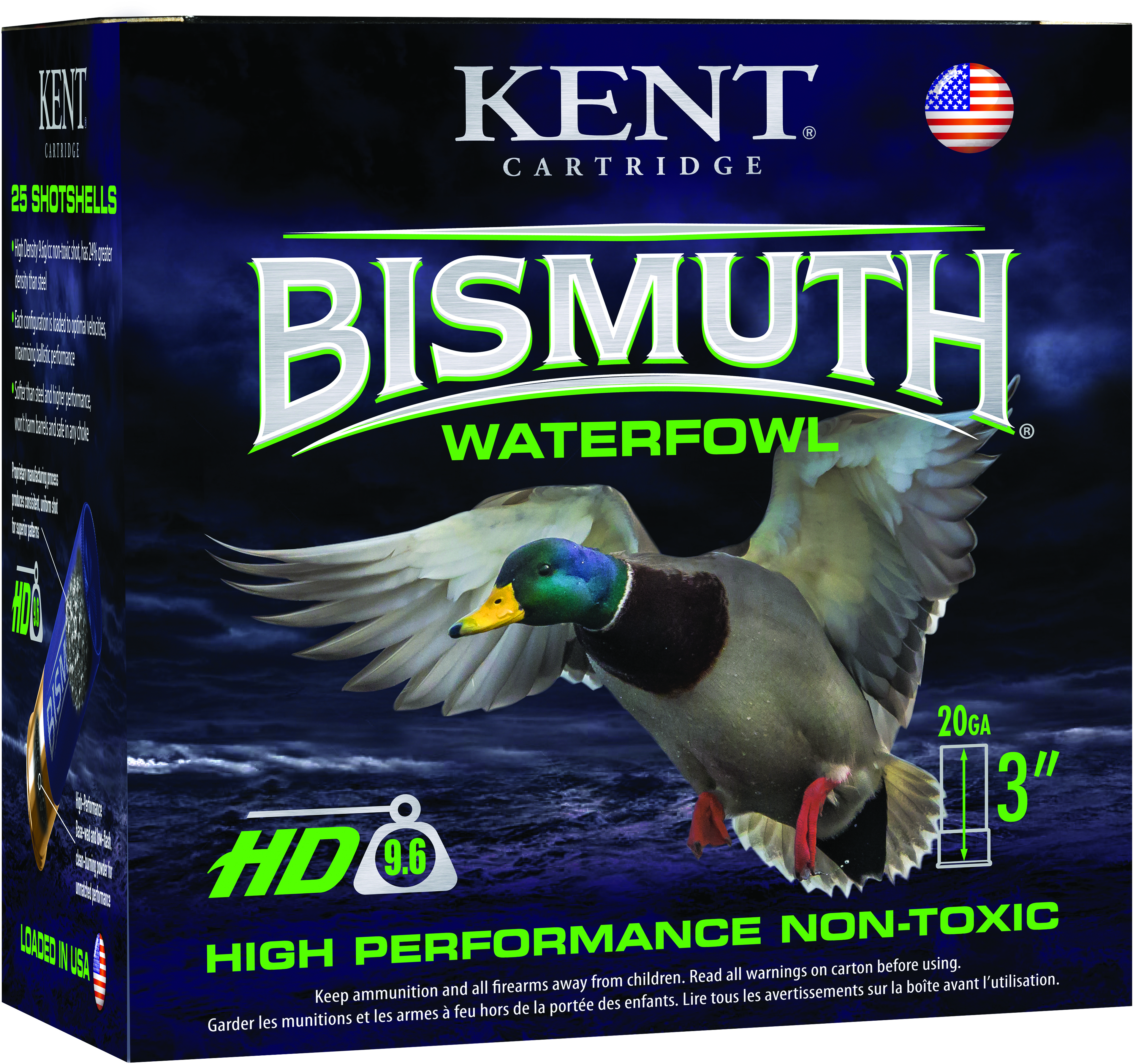 Kent Cartridge Bismuth Waterfowl 20 Gauge 1 oz 3'' Shotgun Ammunition