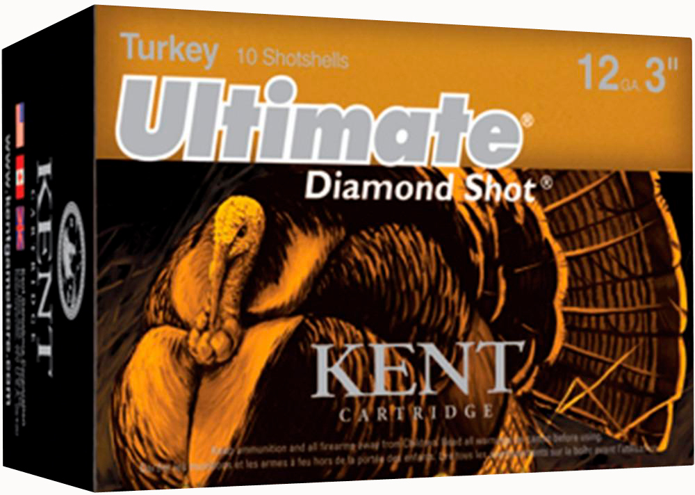 Kent Cartridge Ultimate Turkey Diamond Shot 12 Gauge 1 3/4oz 3'' 5 Shot Shotgun Ammunition