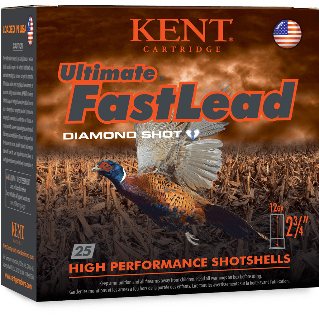 Kent Cartridge Ultimate Fast Lead 12 Gauge 1 1/4 Oz 2.75'' 4 Shot Shotgun Ammunition