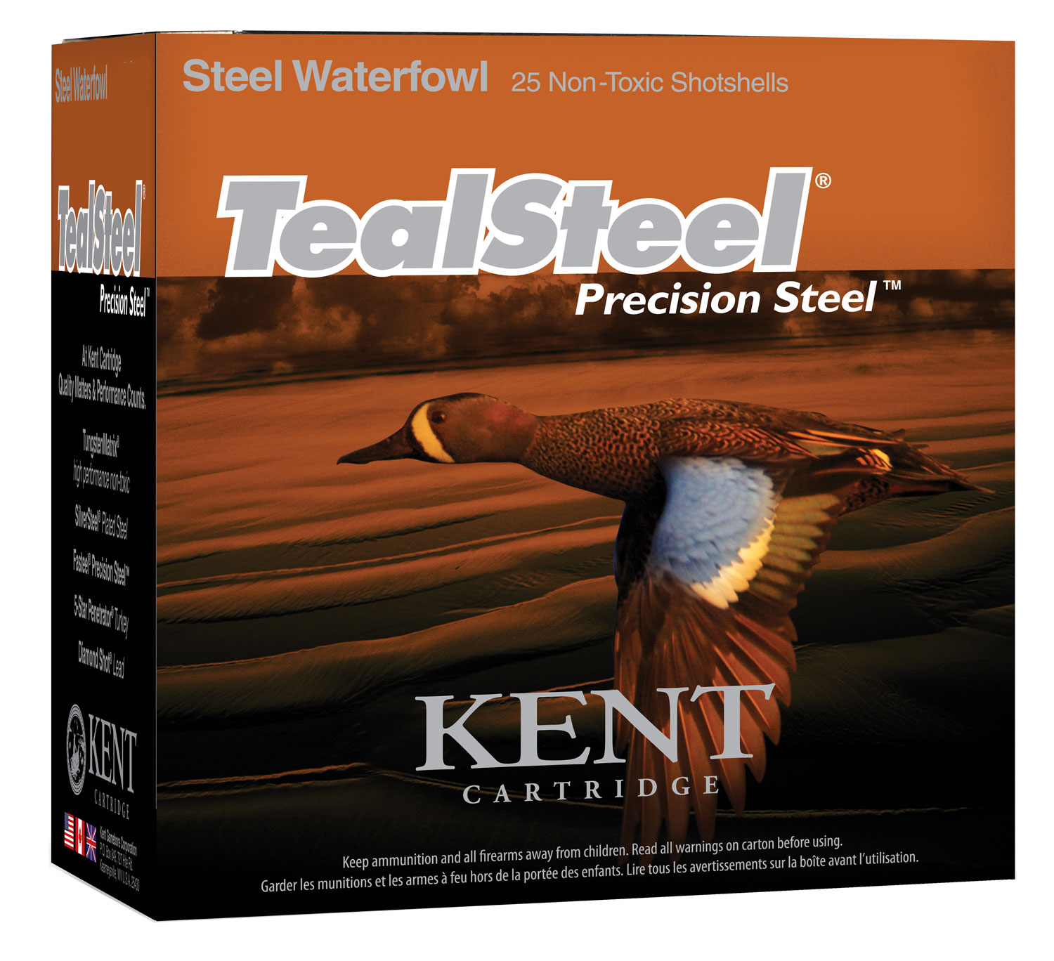 Kent Cartridge Teal Steel Waterfowl 20 Gauge 1 Oz 3'' 6 Shot Shotgun Ammunition