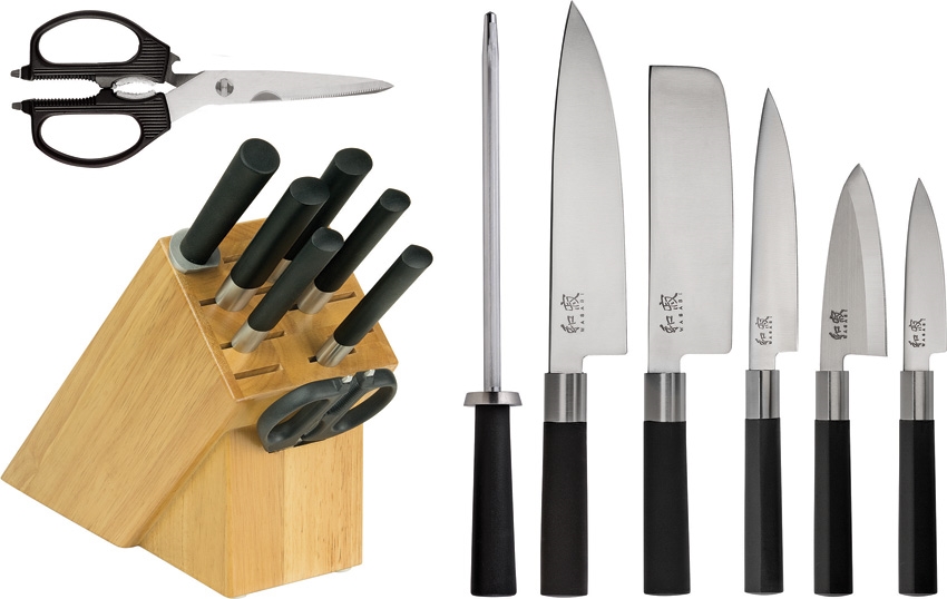 Kershaw Wasabi 8 pc Set Kitchen Knife
