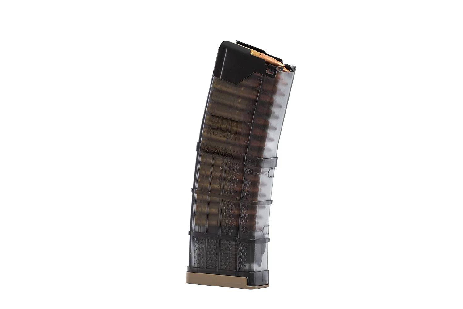 Lancer Systems L5AWM Smoke AR-15 .300 Blackout 30 Round Detachable Rifle Magazine