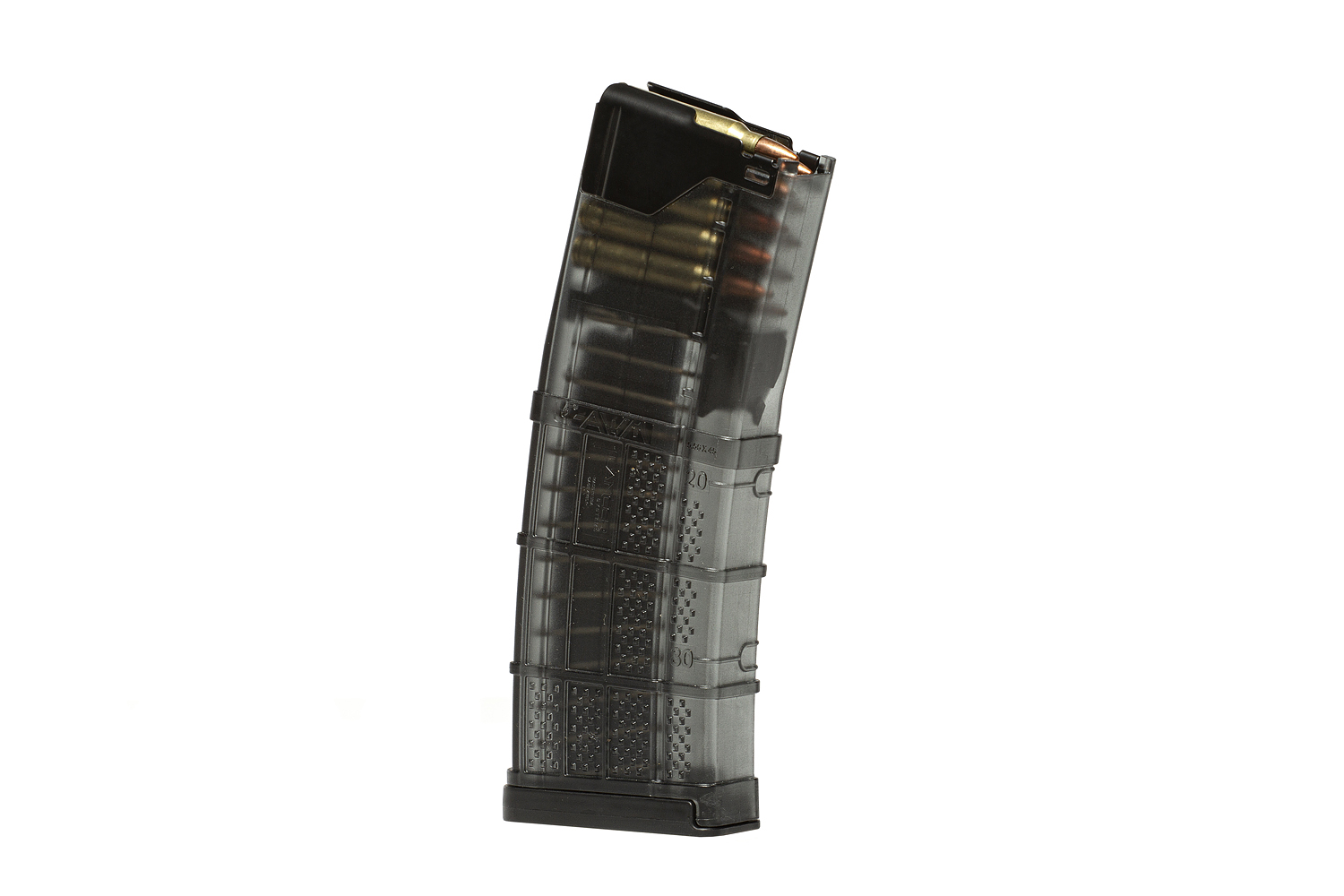 Lancer Systems L5AWM Smoke AR-Platform 5.56x45mm NATO 10 Round Detachable Rifle Magazine