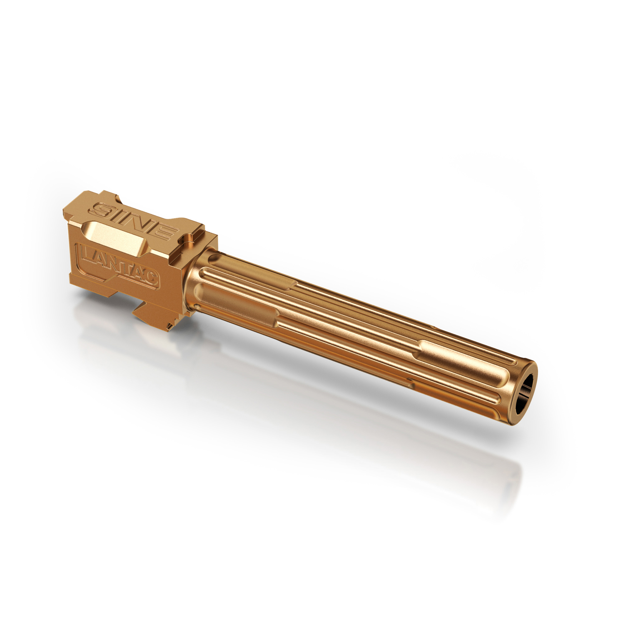 Lantac 01GBG17NTHBR 9INE Glock 17 9mm Luger 4.48" Bronze Fluted