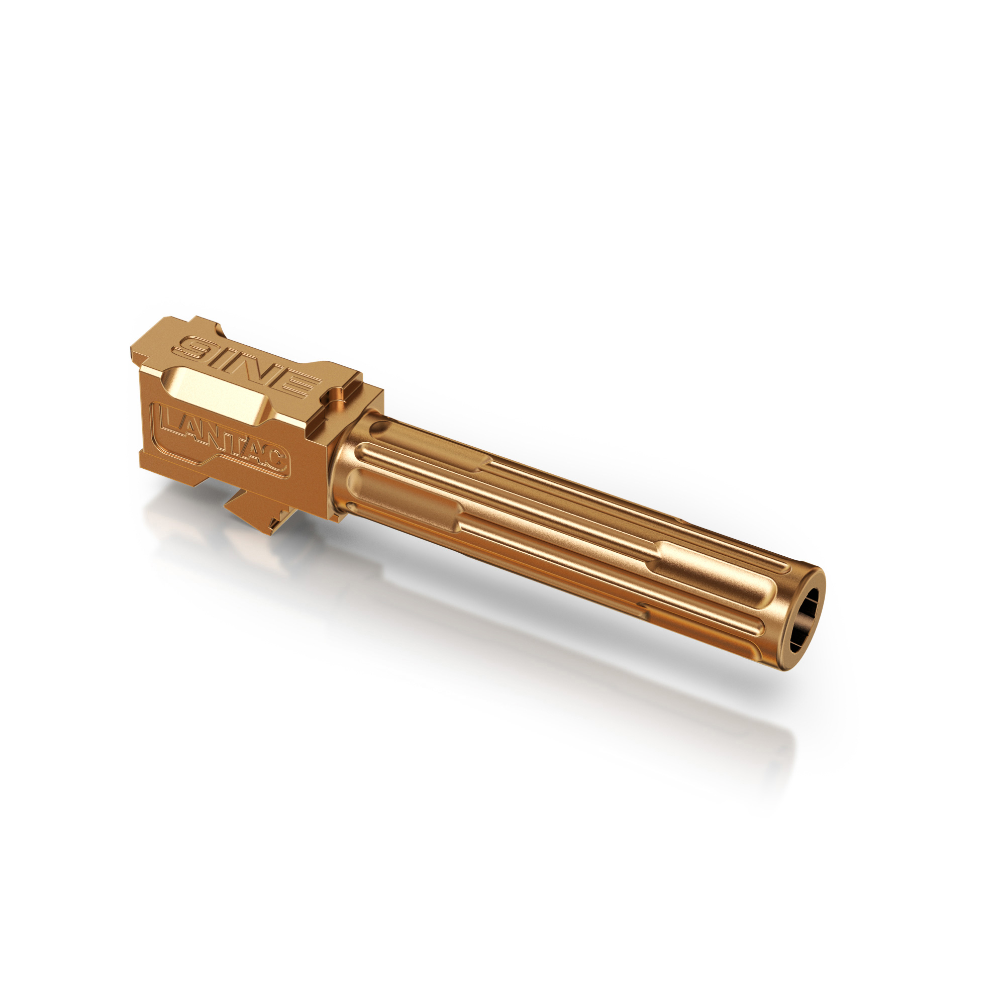 Lantac 01GBG19NTHBR 9INE Glock 19 9mm Luger 4.01" Bronze Fluted