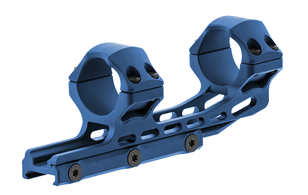 Blue High Profile Scope Mounts 1 inch/30mm CNC Universal Picatinny Scope Rings 