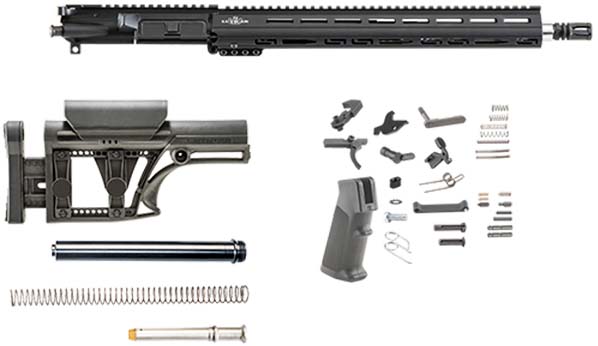 Luth-AR 16 in Bull Rifle Kit Minus Lower Receiver w/Fixed Stock, Rifle