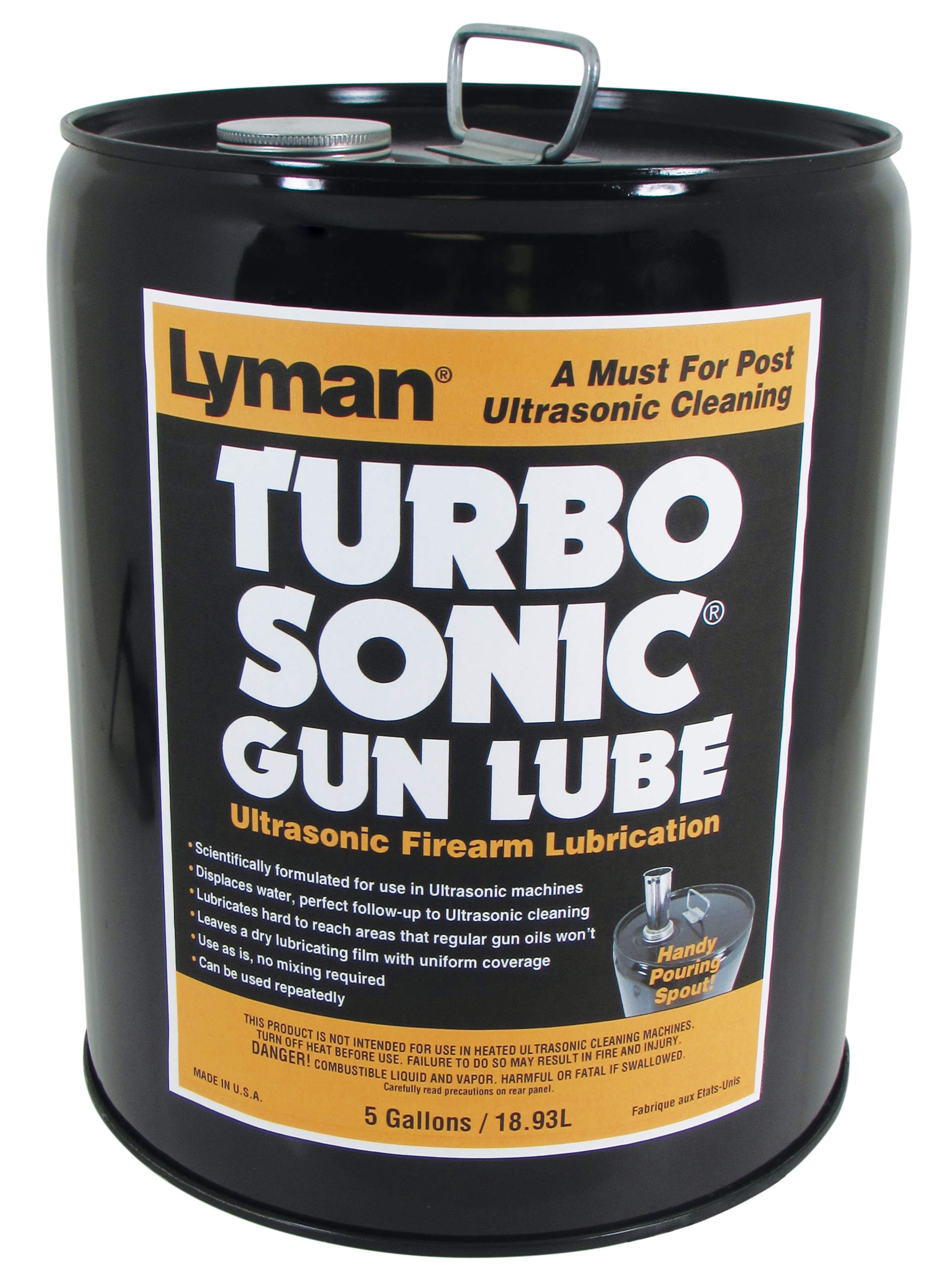 Lyman Turbo Sonic Ultrasonic Steel & Gun Parts Cleaning Solution - 16 oz - Gun  Cleaning Kits & Gun Cleaning Supplies at  : 1023734149