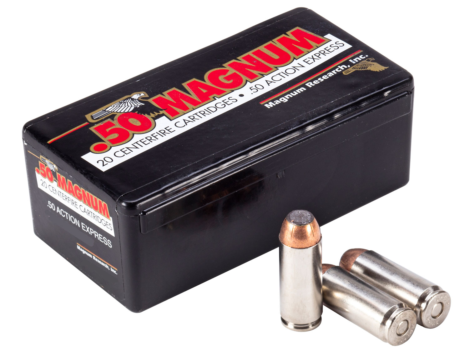 Magnum Research Desert Eagle .50 Action Express 325 Grain Jacketed Soft Point (JSP) Centerfire Pistol Ammunition